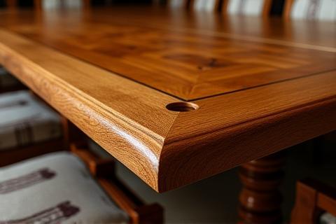 Elegant bespoke dining table and chairs